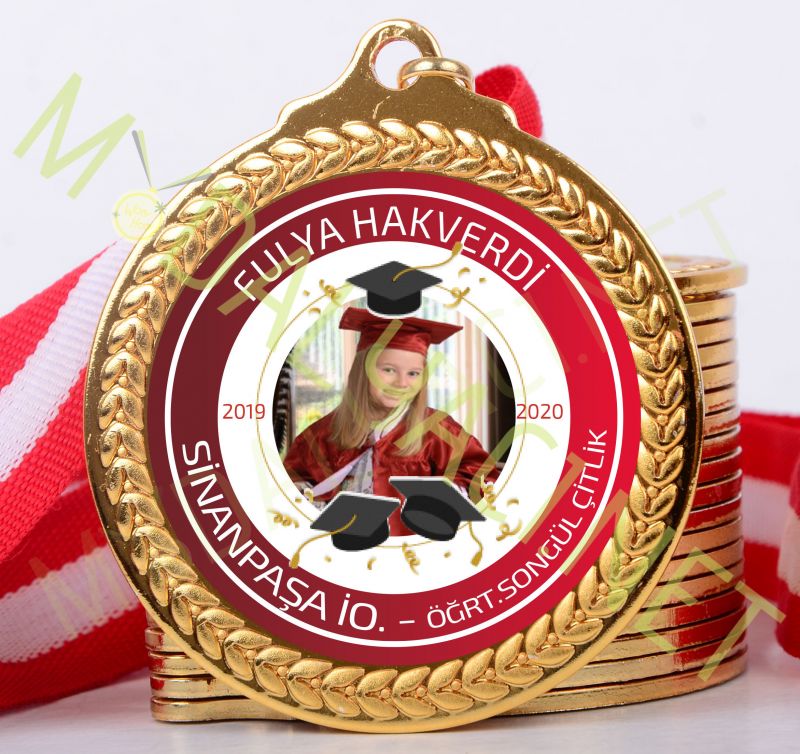 4.Sınıf Resimli Mezuniyet Madalyası